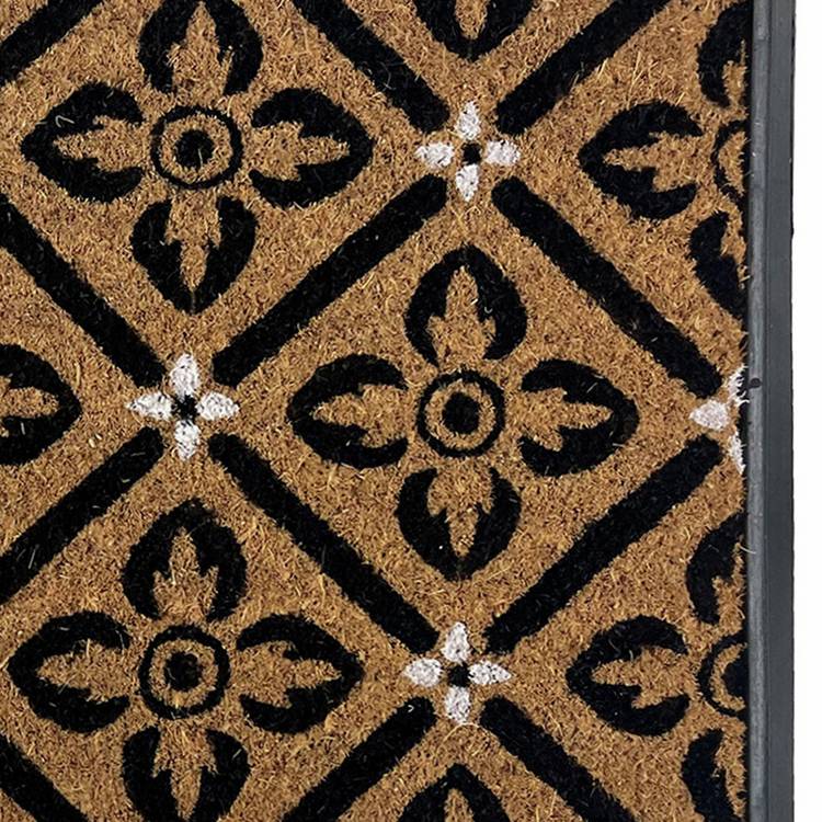 Mighty Mats Mono Geo doormat 40x60cm, imported from the UK