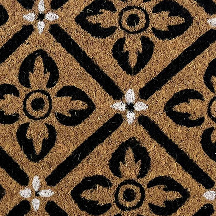 Mighty Mats Mono Geo doormat 40x60cm, imported from the UK