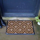 Mighty Mats Mono Geo doormat 40x60cm, imported from the UK