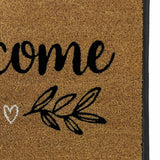 Mighty Mats welcome spring cut pile doormat 40x60cm (British brand)