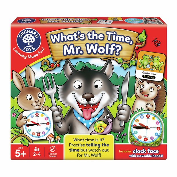 Orchard Toys What's The Time board game, UK version