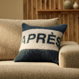 Argos Habitat Apres Mohair Cushion Navy 43x43cm- Buy online at McGrocer