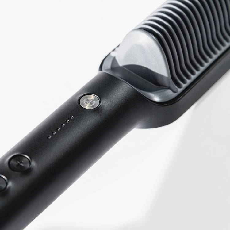 Tymo Ring hair straightening brush black combo - British product