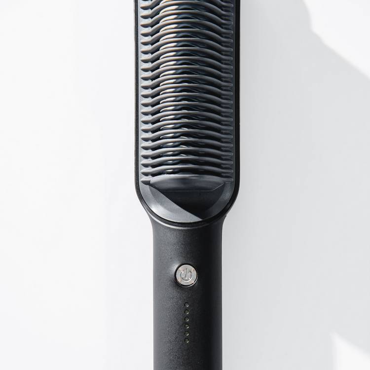 Tymo Ring hair straightening brush black combo - British product