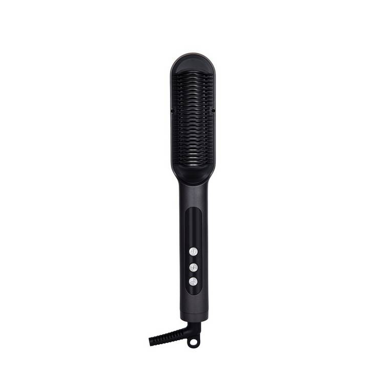 Tymo Ring hair straightening brush black combo - British product
