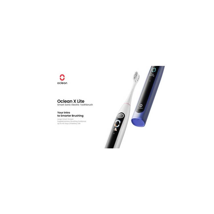 Oclean X Lite S Duo electric toothbrush blue grey - British product