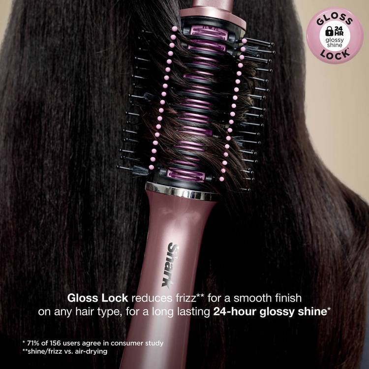 Shark Glossi 2-in-1 hot brush air glosser lychee (British brand)
