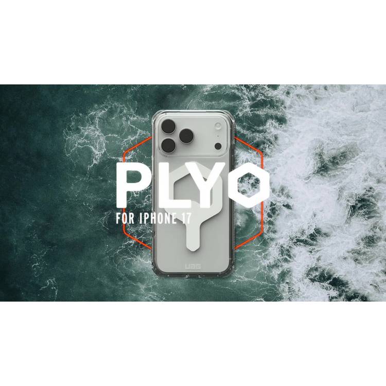 UAG Plyo clear phone case for iPhone 17 Pro Max, UK version