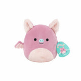 Squishmallows soft toy pink fruit bat 7.5 inch, imported from the UK