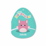 Squishmallows soft toy pink fruit bat 7.5 inch, imported from the UK