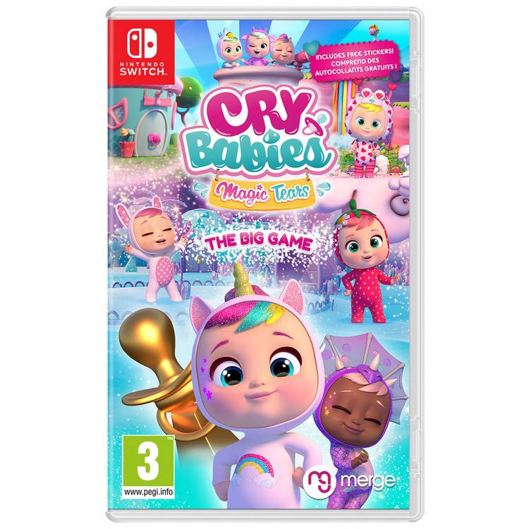 Cry Babies Magic Tears The Big Game Nintendo Switch game - British product