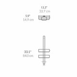 Simplehuman 2-tier overdoor shower caddy stainless steel (British brand)