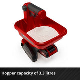 Einhell cordless universal spreader lightweight 1.24kg garden tool, UK version