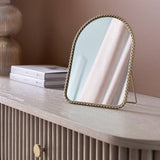 Argos Habitat Gold Rope Twist Arch Dressing Table Mirror - 16x21cm- Buy online at McGrocer