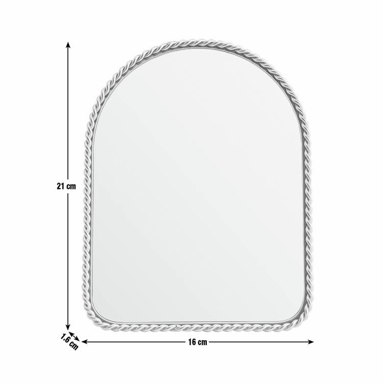 Habitat gold rope twist arch dressing table mirror 16x21cm (British brand)