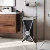 Argos Simplehuman 24L Single X Frame Laundry Hamper Stainless Steel- Buy online at McGrocer