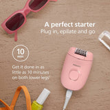 Philips corded compact epilator BRE227 - British product