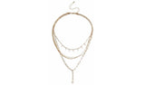 Argos Liars & Lovers Gold Tone Pearl Pendant Multilayered Necklace 29cm- Buy online at McGrocer