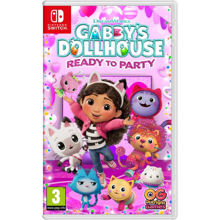Gabby's Dollhouse Nintendo Switch game, imported from the UK