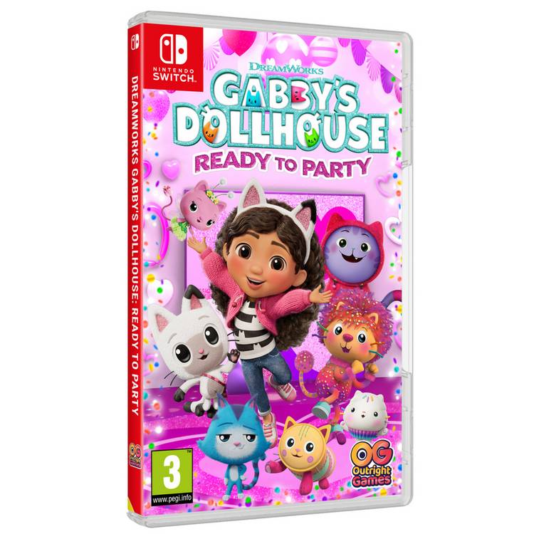 Gabby's Dollhouse Nintendo Switch game, imported from the UK
