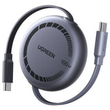 Argos UGREEN Nexode 100W Retractable USB-C Cable 1m Grey- Buy online at McGrocer