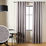 Argos Habitat Blackout Eyelet Curtains Flint Grey 117x137cm- Buy online at McGrocer