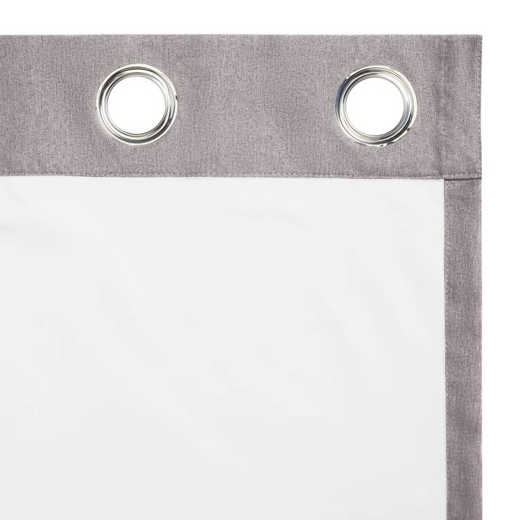 Habitat blackout eyelet curtains flint grey 117x137cm (British brand)