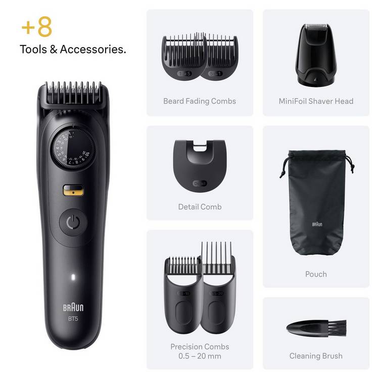 Braun BT5560 beard trimmer (British brand)