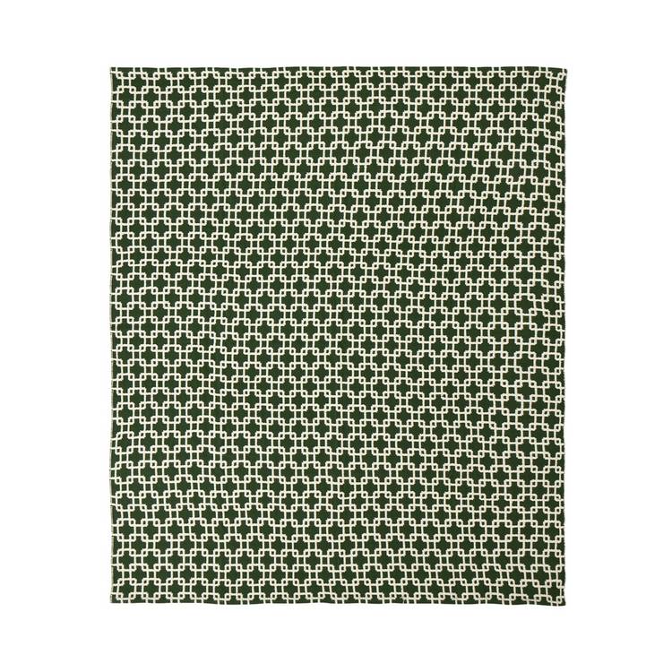 Habitat Chain Geo throw green 150x125cm, imported from the UK