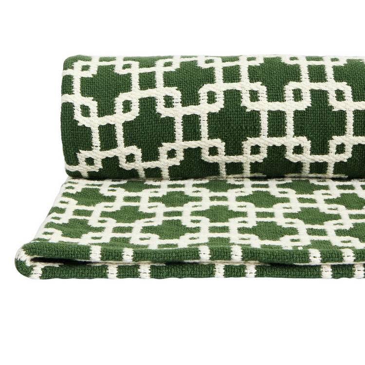Habitat Chain Geo throw green 150x125cm, imported from the UK