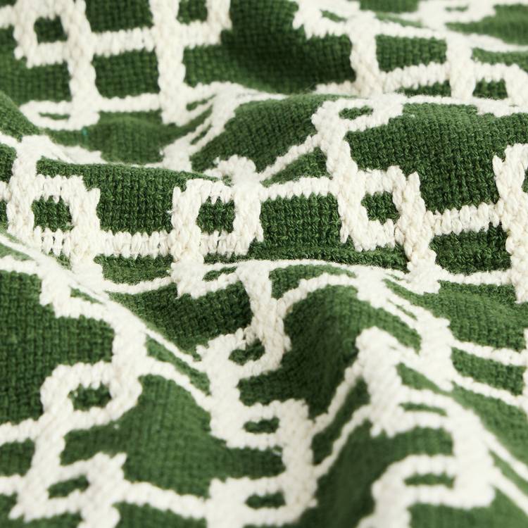 Habitat Chain Geo throw green 150x125cm, imported from the UK
