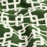 Habitat Chain Geo throw green 150x125cm, imported from the UK