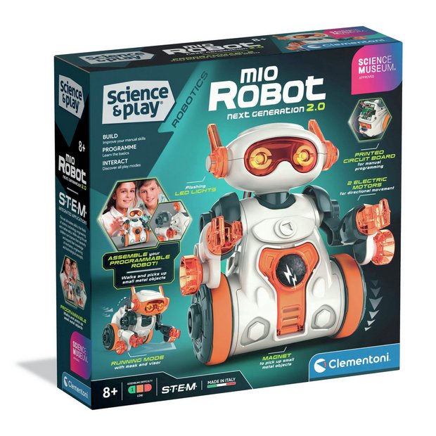 Science Museum Mio Robot 2.0 robot toy 30cm, imported from the UK
