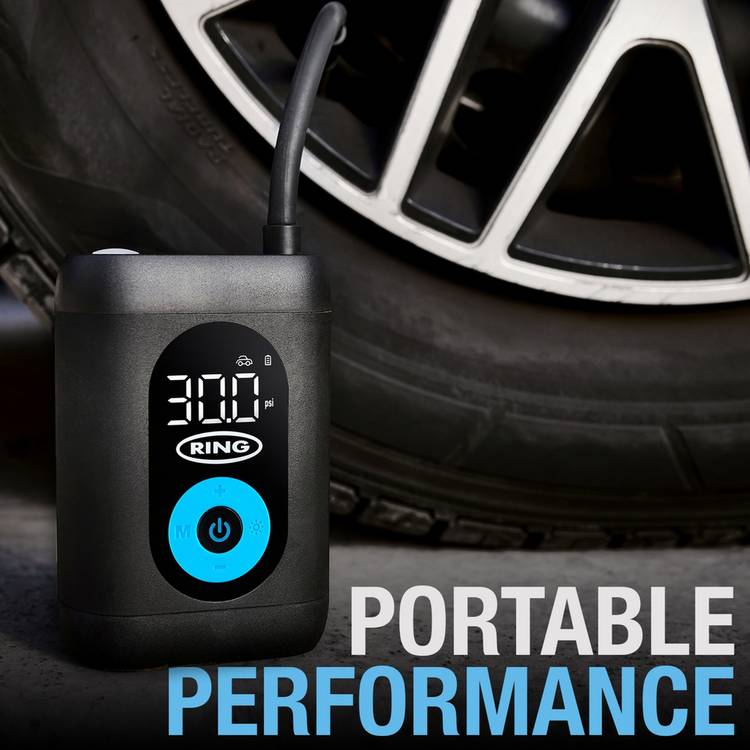 Ring cordless digital tyre inflator RTC1600, UK version