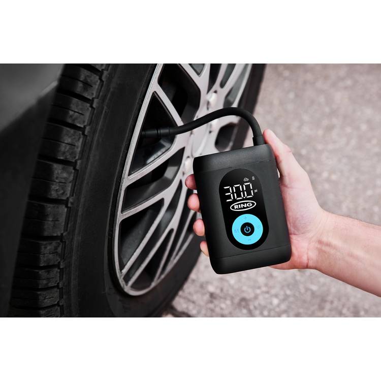 Ring cordless digital tyre inflator RTC1600, UK version