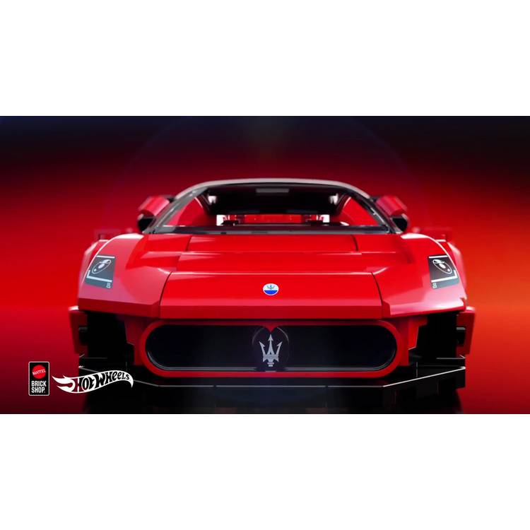 Mattel Hot Wheels Maserati MC20 building toy kit, imported from the UK