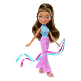 Bratz Yasmin Gym Fashion Doll with ribbon and stand, imported from the UK