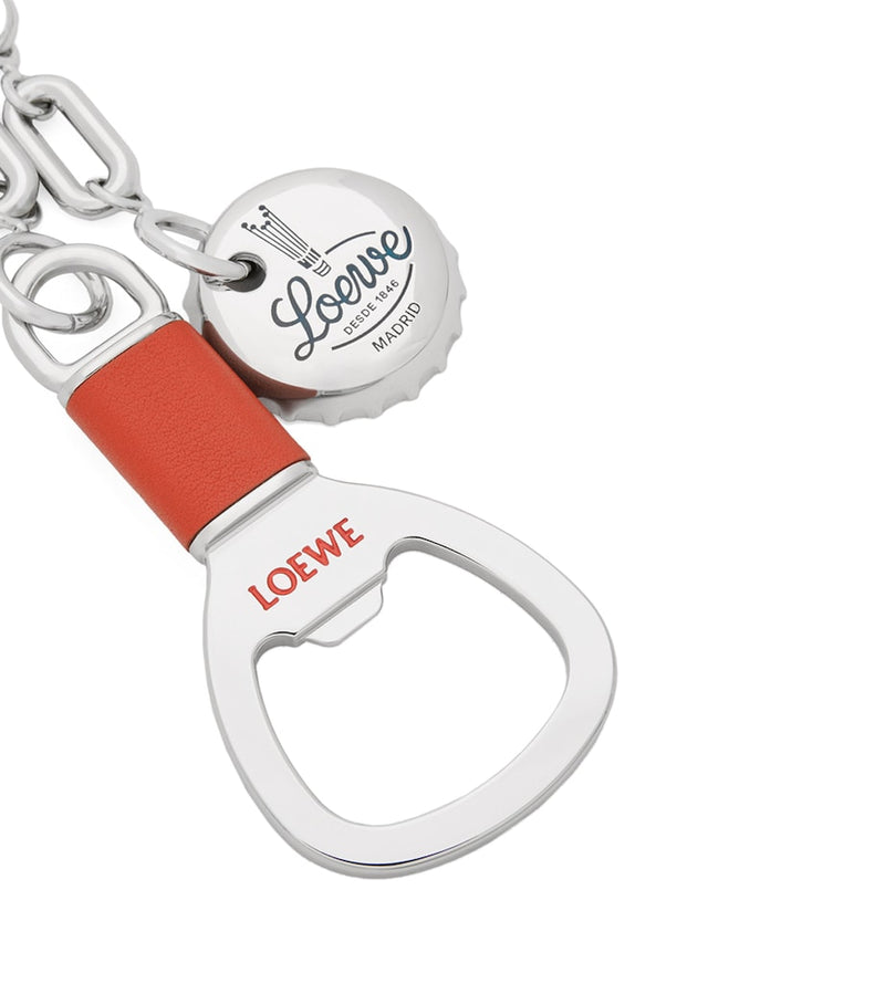 LOEWE bottle opener charm silver-tone, UK version