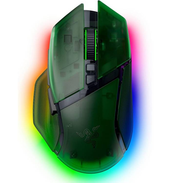 Razer Basilisk V3 Pro wireless mouse Phantom Green, imported from the UK