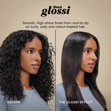 Shark Glossi 2-in-1 hot brush and air glosser in Juniper (British brand)