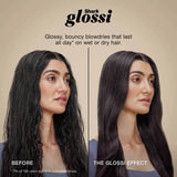 Shark Glossi 2-in-1 hot brush and air glosser in Juniper (British brand)
