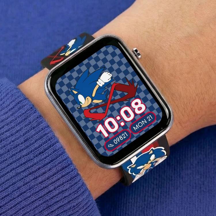 Sonic the Hedgehog kids smart watch with touchscreen display (British brand)