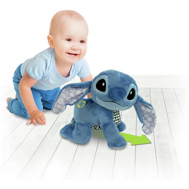 Disney Stitch Crawl with Me plush toy 23cm - British product