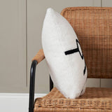 BHS Present Bow cushion white 42x42cm - British product