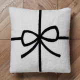 BHS Present Bow cushion white 42x42cm - British product