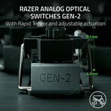 Razer gaming keyboard wired black (British brand)