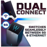 Acer Predator Connect X7 tri-band Wi-Fi 7 5G router - British product