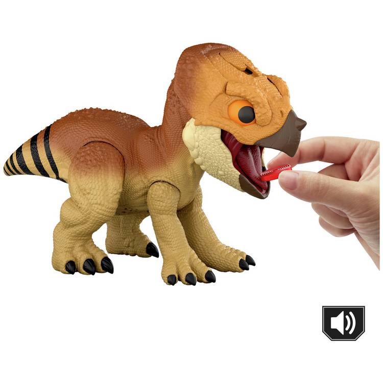 Jurassic World Aquilops Dolores interactive dinosaur toy - British product