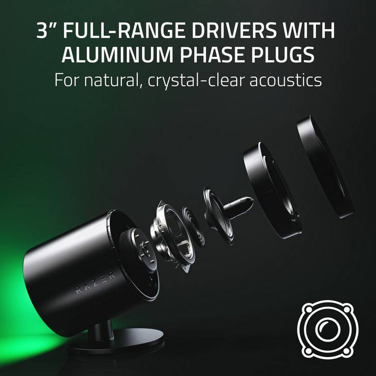 Razer Nommo V2 Pro gaming speakers with subwoofer - British product