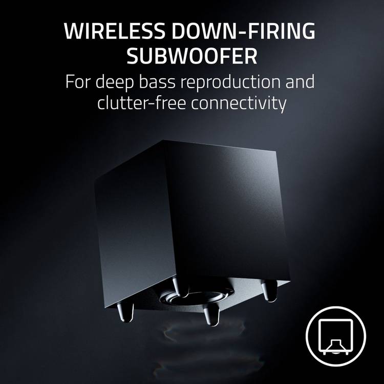 Razer Nommo V2 Pro gaming speakers with subwoofer - British product